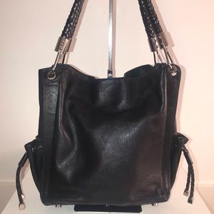 Michael Kors Leather Bag with braided handle